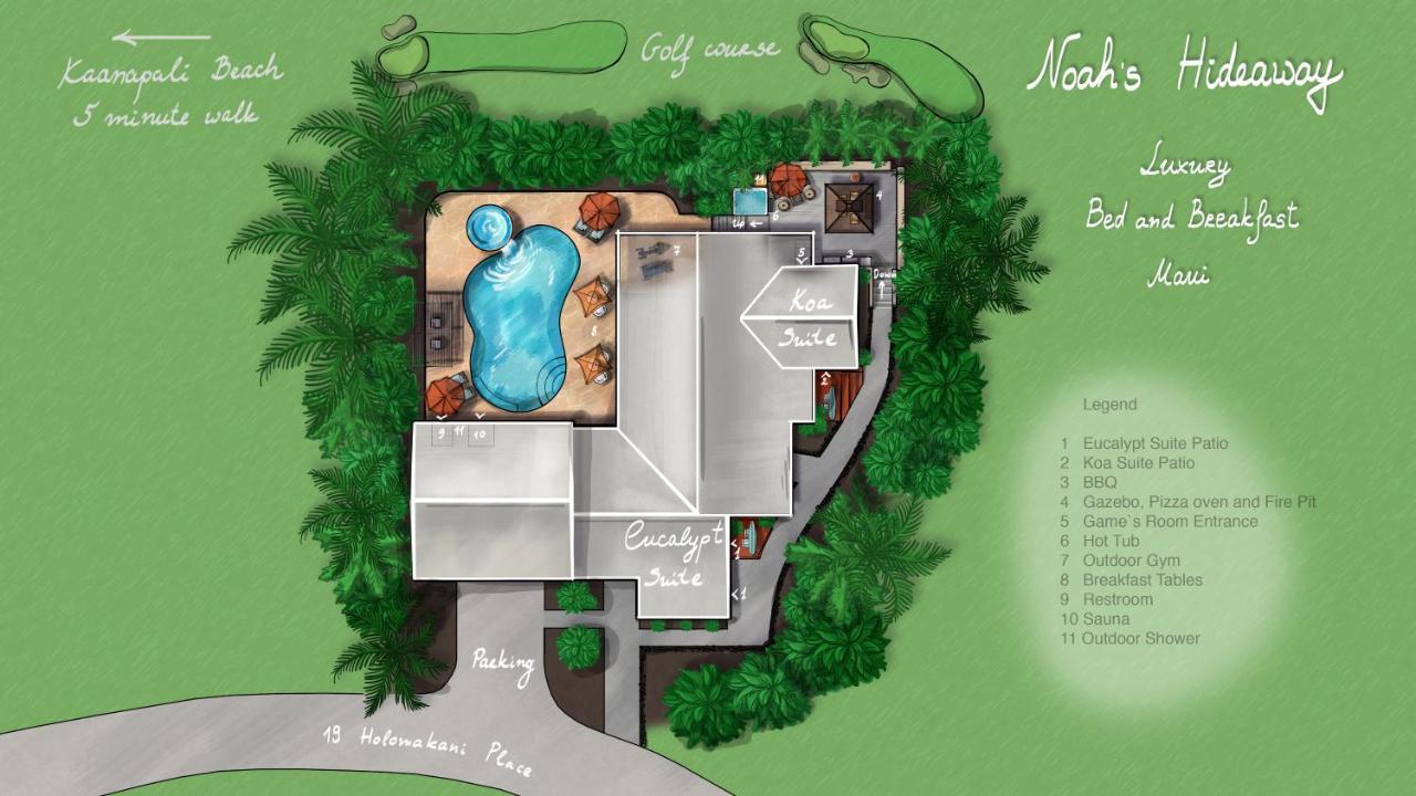 Noahs Hideaway Luxury B&B Lahaina Luaran gambar